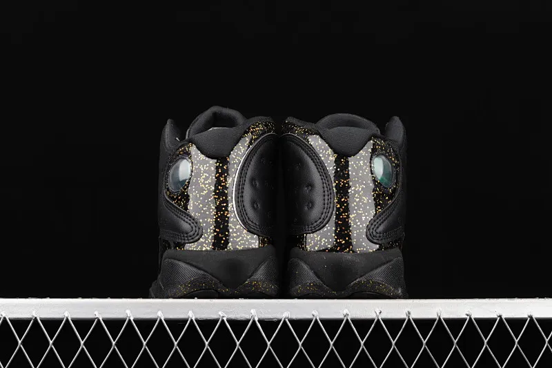 All categories Air Jordan Jordan series basketball shoes Air Jordan 13 G version Air Jordan 13 GS "Black Gold" AJ13 Joe 13 black stars DC9443-007
